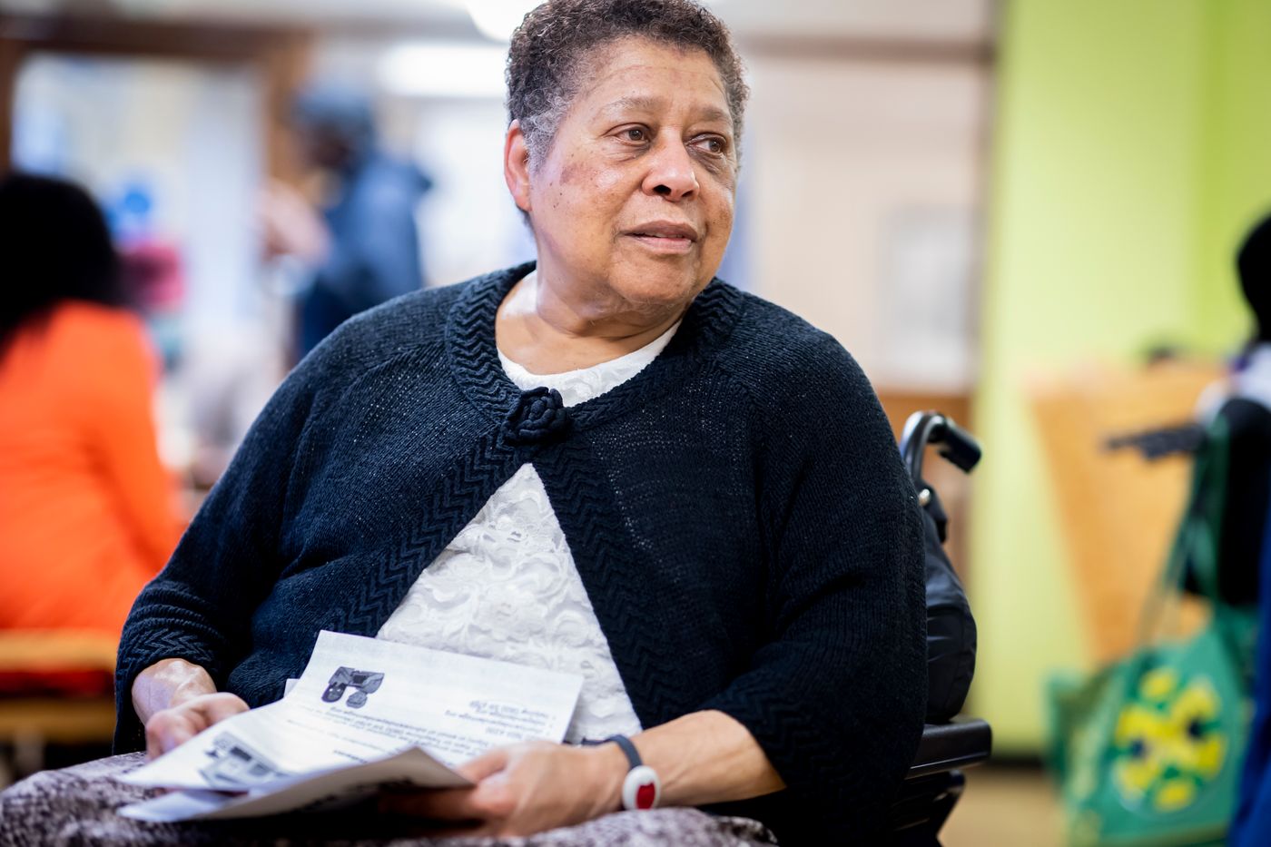 An older Black woman enjoying her independence